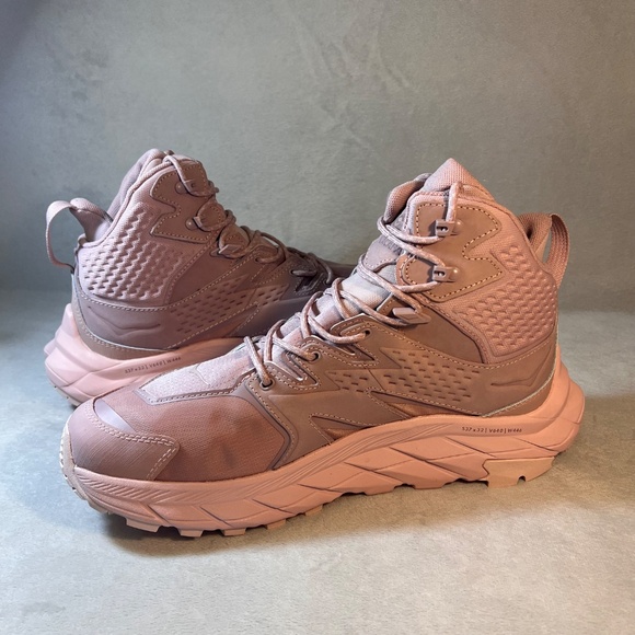 HOKA ANACAPA Mid Gore-Tex Waterproof Hiking Unisex Shoe Boot Peach Sz 13W/ 11.5M - Picture 9 of 16